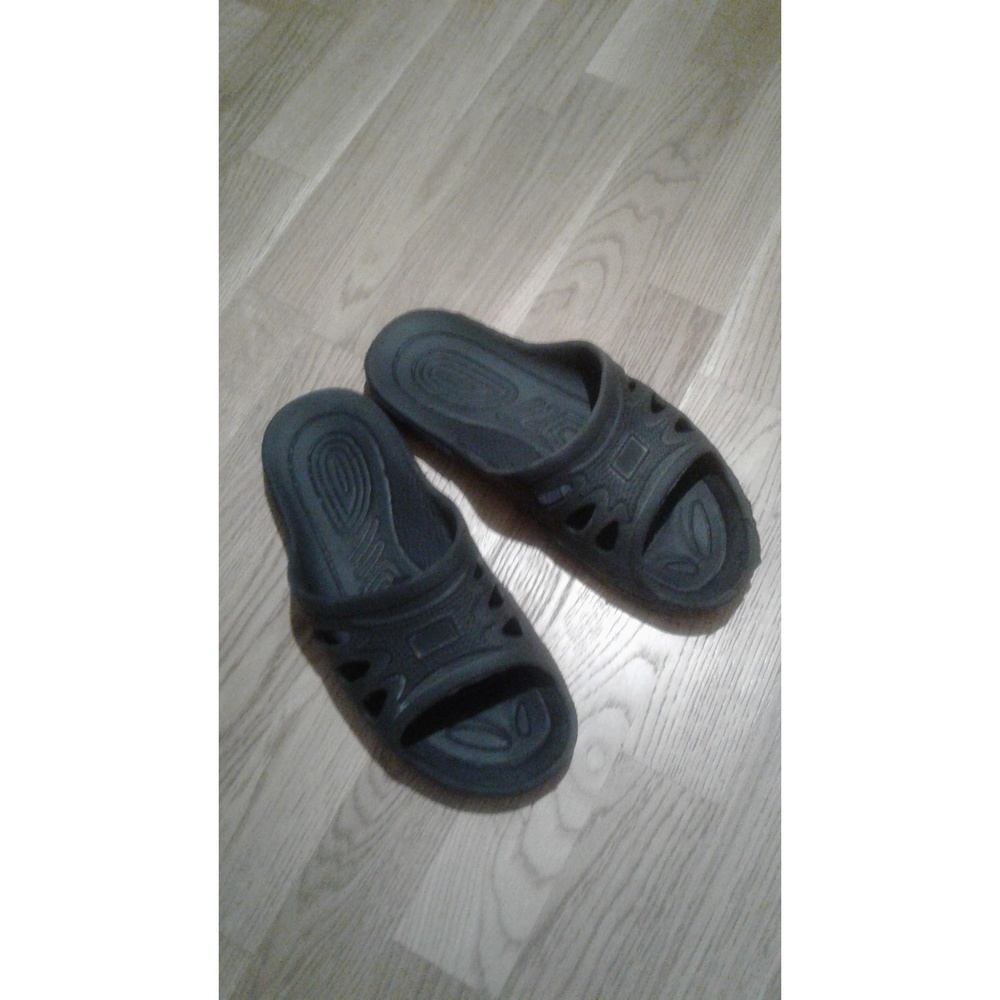 Slide Sandals Unisex Black Open Toe
